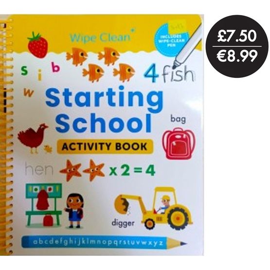 Get Starting School Wipe Clean Book