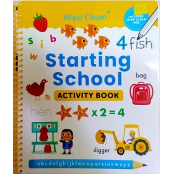 Get Starting School Wipe Clean Book