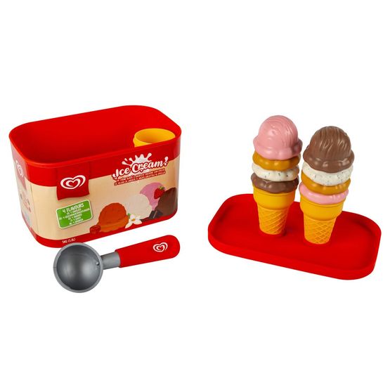 Casdon Heart Brands - Toy Play Ice Cream Scoop Playset