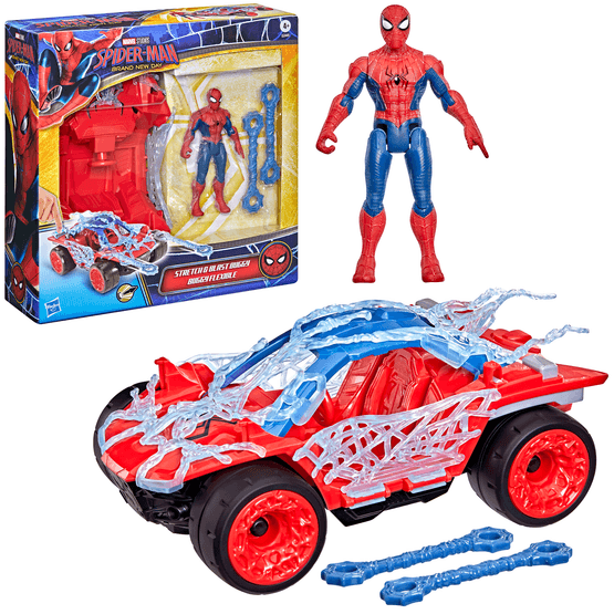 Marvel Spider-Man - ActionVerse Stretch &amp; Blast Buggy Set