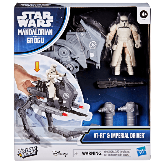 Star Wars - ActionVerse AT-RT &amp; Imperial Remnant AT-RT Driver Figure