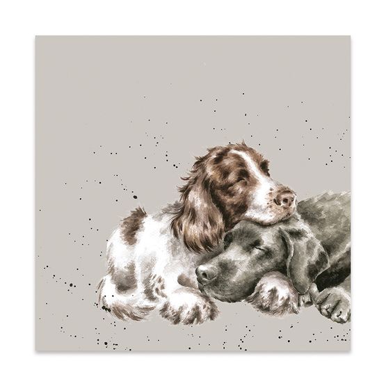 Wrendale Designs - Growing Old Together Dog Napkin
