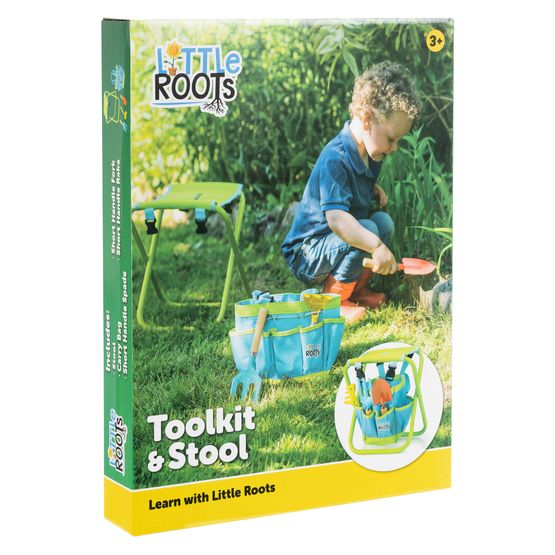 Wilton Bradley - Little Roots Folding Stool &amp; Tool Playset