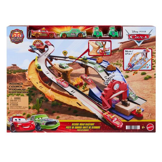 Disney Pixar Cars - Radiator Springs Race &amp; Rescue Playset