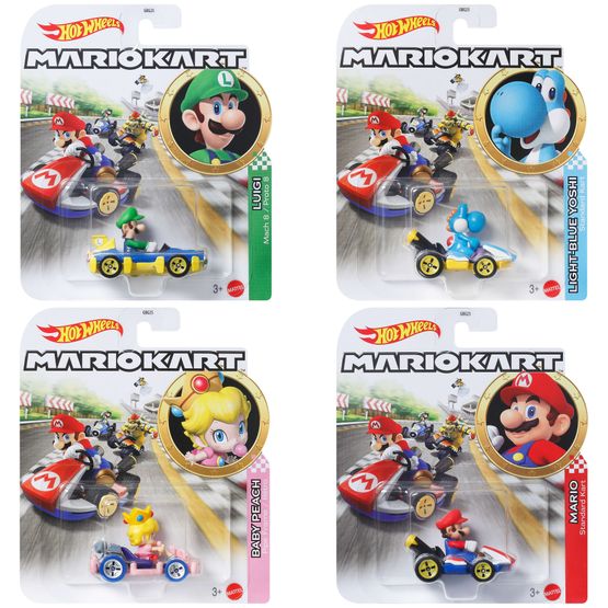 Hot Wheels - Mario Kart Toy Vehicle Assortment