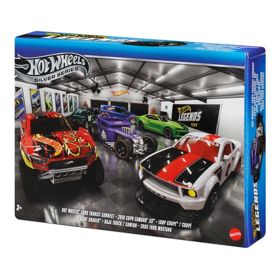 Hot Wheels - Silver Series Legends Toy Car Multipack Assortment