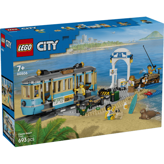 LEGO City - Classic Beach Streetcar Train
