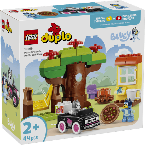 LEGO DUPLO Bluey - Pizza Girls with Muffin &amp; Bluey