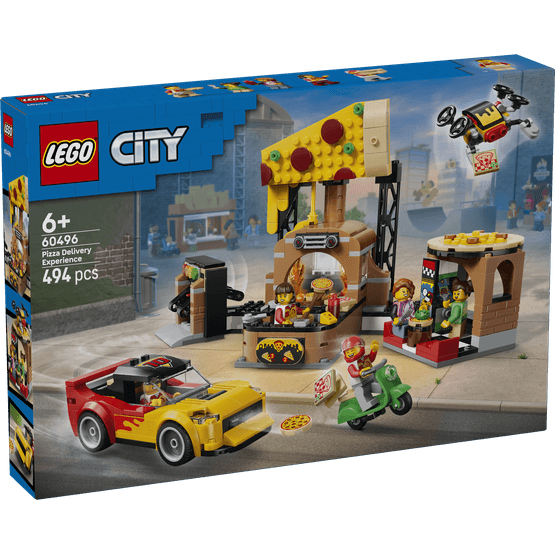 LEGO My City - Pizza Delivery Experience with Vehicles