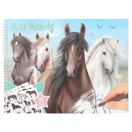 Miss Melody - Horse Colouring Book
