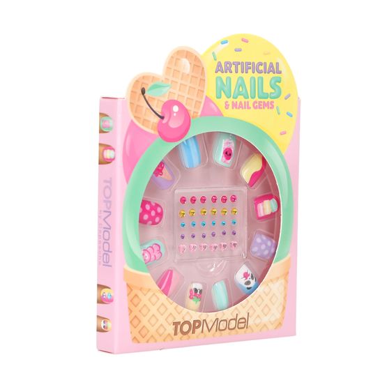 TOPModel - Artificial Nails &amp; Deco Stone Set Candy Glam