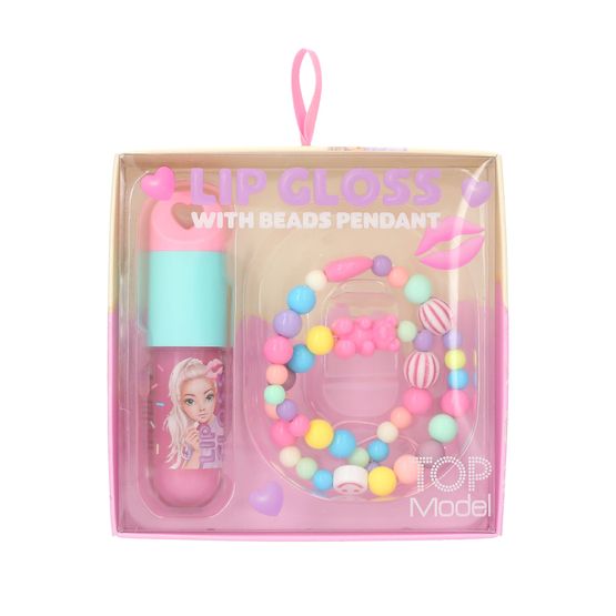 TOPModel - Lip Gloss With Beads Pendant Candy Glam