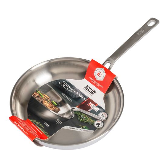 Kuhn Rikon - Culinary Fiveply Frying Pan Uncoated 24cm