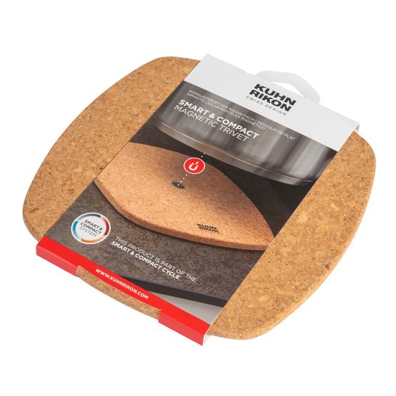 Kuhn Rikon - Smart &amp; Compact Cork Trivet Magnetic 20cm