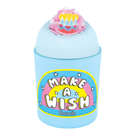Bomb Cosmetics - Make a Wish Glow Up Bath Bomb &amp; Candle Duo