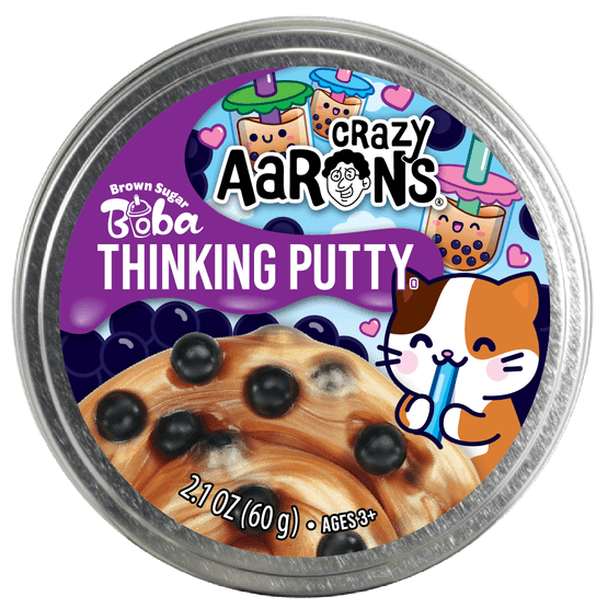 DKB - Crazy Aarons Thinking Putty 3.5" Brown Sugar Boba