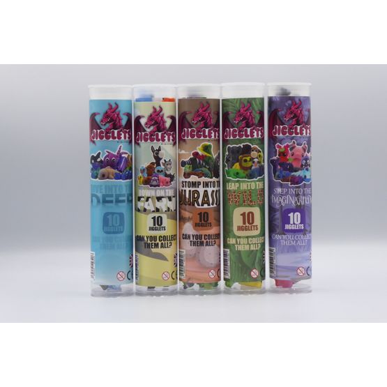 DKB - Jigglets Cylinder x 10 Assortment