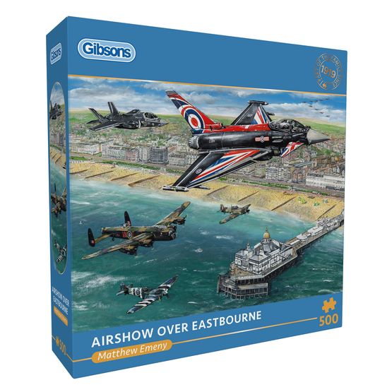 Gibsons - Airshow Over Eastbourne 500 Piece Jigsaw Puzzle