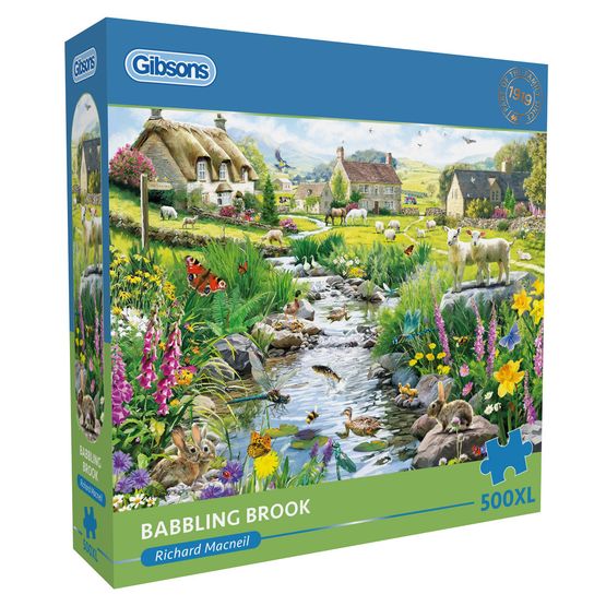 Gibsons - Babbling Brook 500XL Piece Jigsaw Puzzle