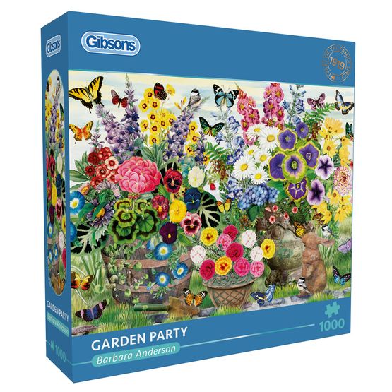 Gibsons - Garden Party 1000 Piece Jigsaw Puzzle