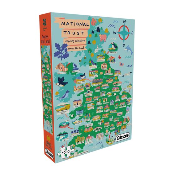 Gibsons - National Trust Across the Land 1000 Piece Jigsaw Puzzle