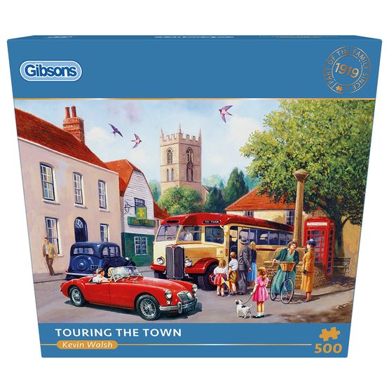 Gibsons - Touring the Town 500 Piece Jigsaw Puzzle