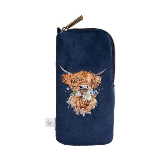 Wrendale Designs - Daisy Coo Highland Cow Glasses Pouch