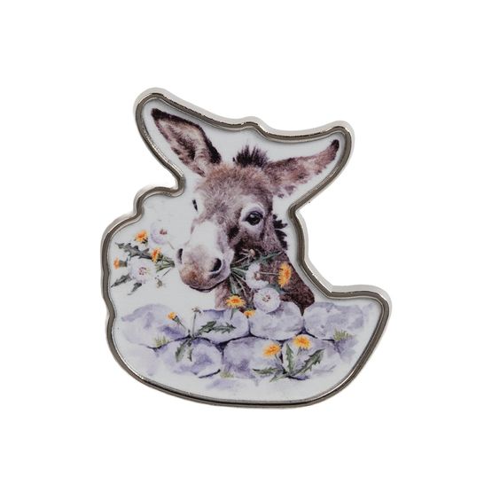 Wrendale Designs - Fine and Dandy Donkey Pin Badge
