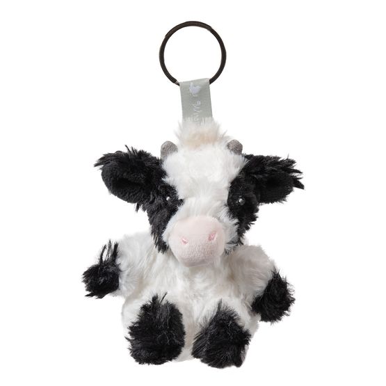 Wrendale Designs - Mathilda Black and White Holstein Cow Plush Keyring