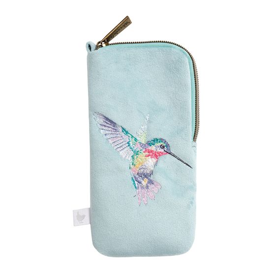 Wrendale Designs - Wisteria Wishes Hummingbird Glasses Pouch