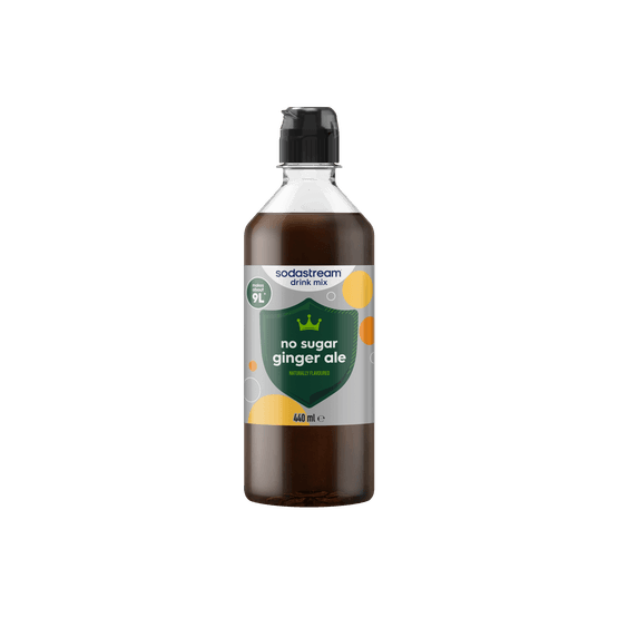 Sodastream - Classics No Sugar Ginger Ale Syrup Drink Mix