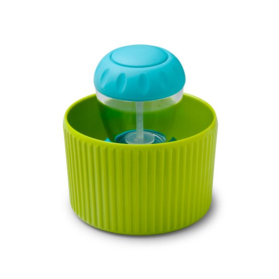 Zeal - Dish Brush in Holder Lime &amp; Aqua