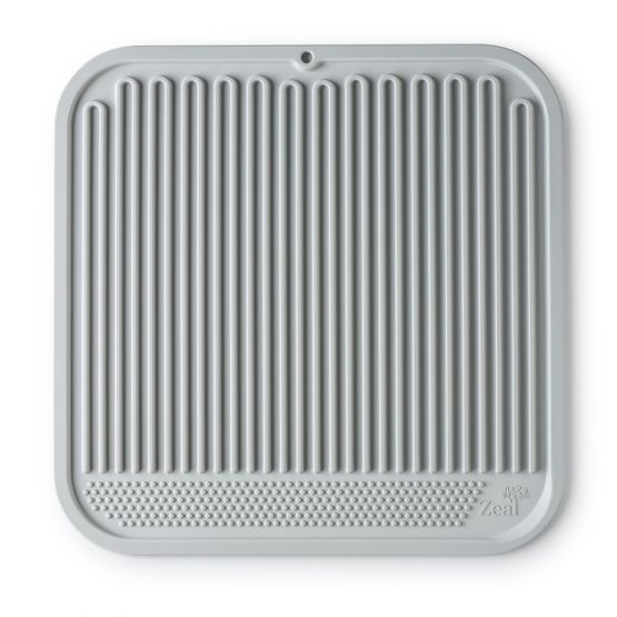 Zeal - Draining Mat Silicone French Grey