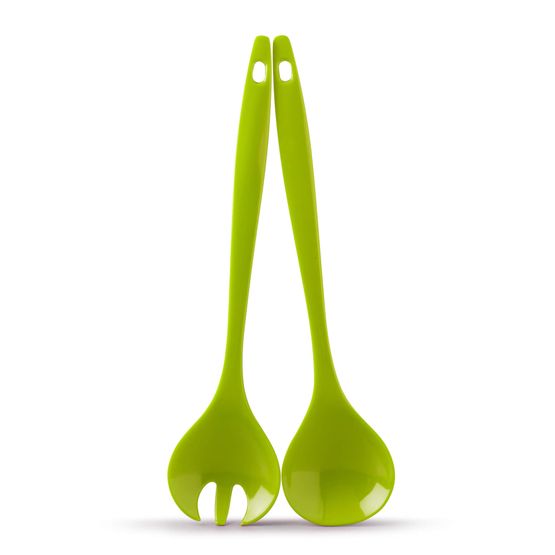 Zeal - Melamine Salad Servers Set of 2 Lime