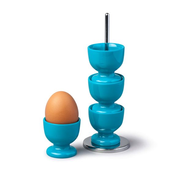Zeal - Melamine Stacking Egg Cups Aqua 