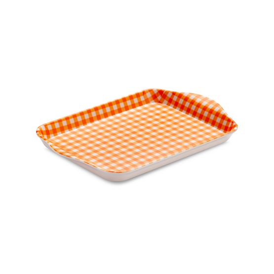 Zeal - Mini Gingham Tray Orange