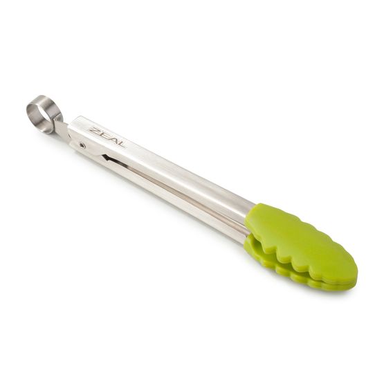 Zeal - Mini Tongs 20cm Silicone Neon Lime