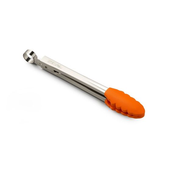 Zeal - Mini Tongs 20cm Silicone Neon Orange