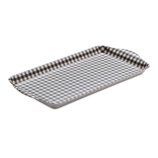 Zeal - Sandwich Gingham Tray Dark Grey