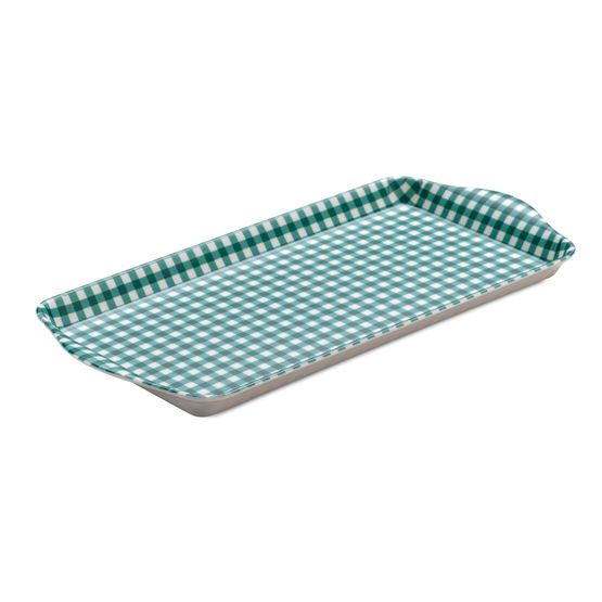 Zeal - Sandwich Gingham Tray Forest Green
