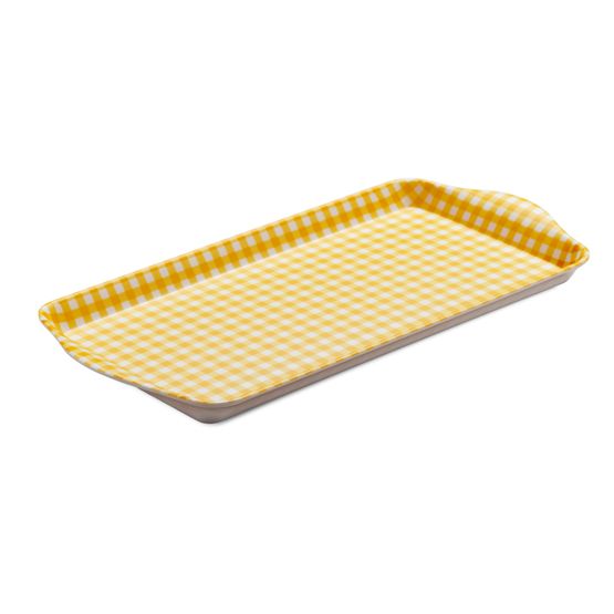 Zeal - Sandwich Gingham Tray Mustard