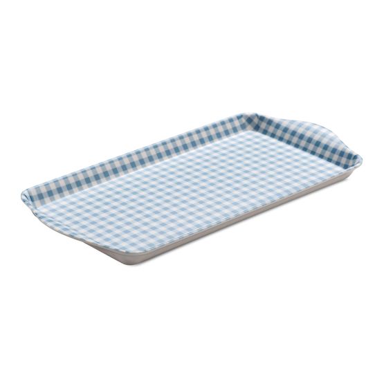 Zeal - Sandwich Gingham Tray Provence Blue