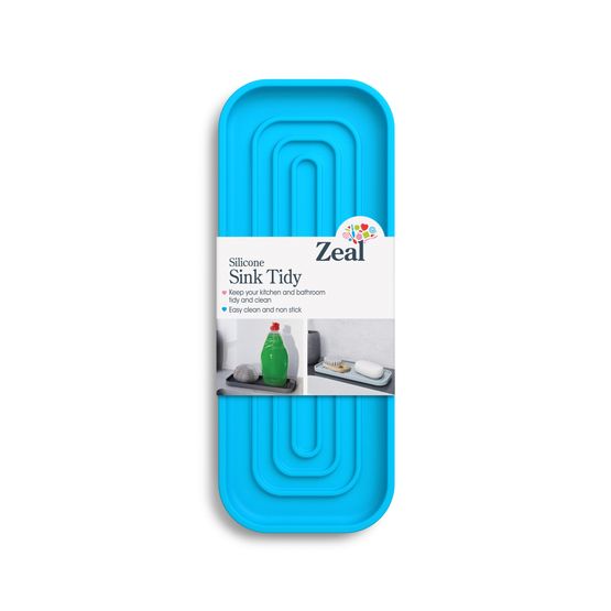 Zeal - Silicone Sink Tidy Aqua