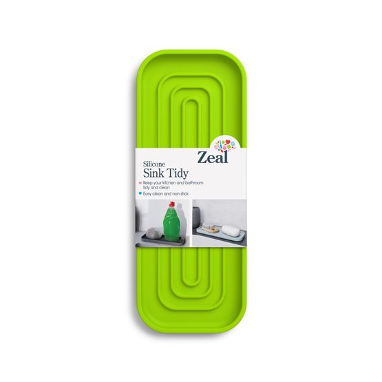 Zeal - Silicone Sink Tidy Neon Lime