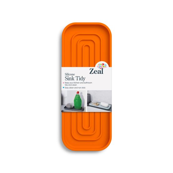 Zeal - Silicone Sink Tidy Neon Orange