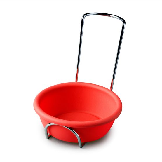 Zeal - Silicone Spoon Rest and Basting Bowl Red