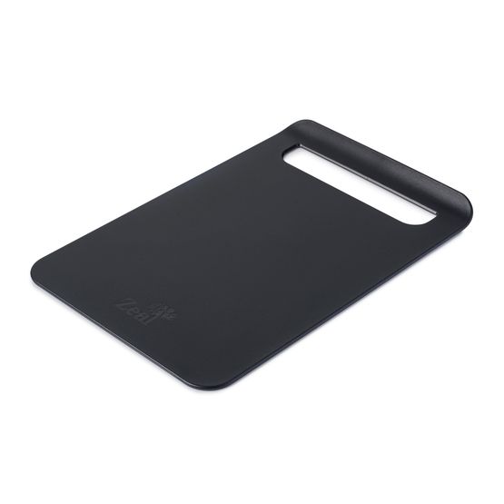 Zeal - Slim Straight to Pan Large Chopping Board Black