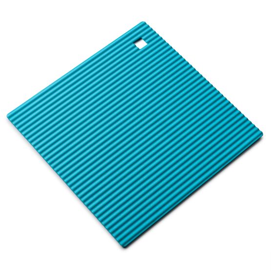 Zeal - Square Trivet 18cm Silicone Aqua