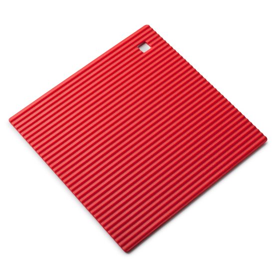 Zeal - Square Trivet 18cm Silicone Red