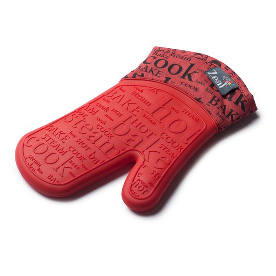 Zeal - SteamStop™ Silicone Single Oven Glove Red